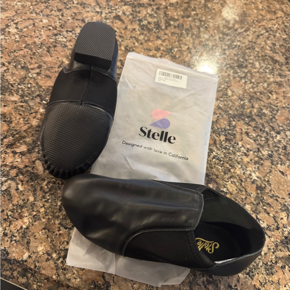 Stelle Black Kids Jazz Dress Shoes